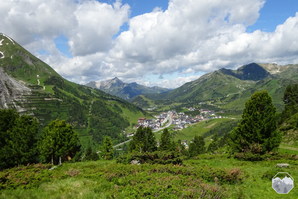 Blick auf Obertauern