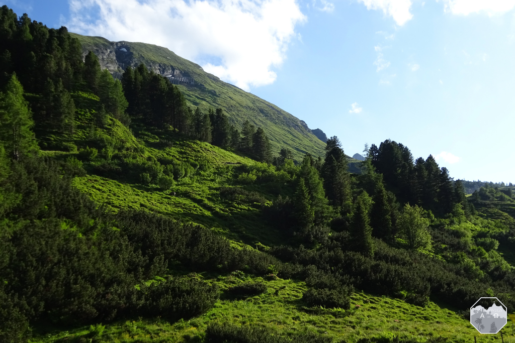 Blick vom Balkon