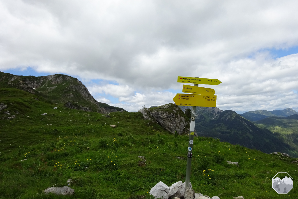 Wegweiser beim Wildsee